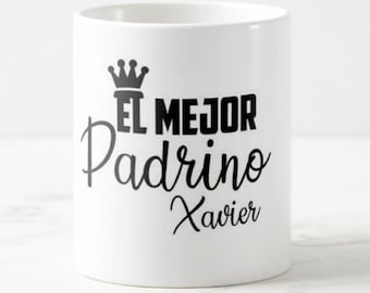 Regalo para Padrinos, Taza para Padrino o Madrina, God Father coffee mug, God Mother Coffee Mug Padrinos