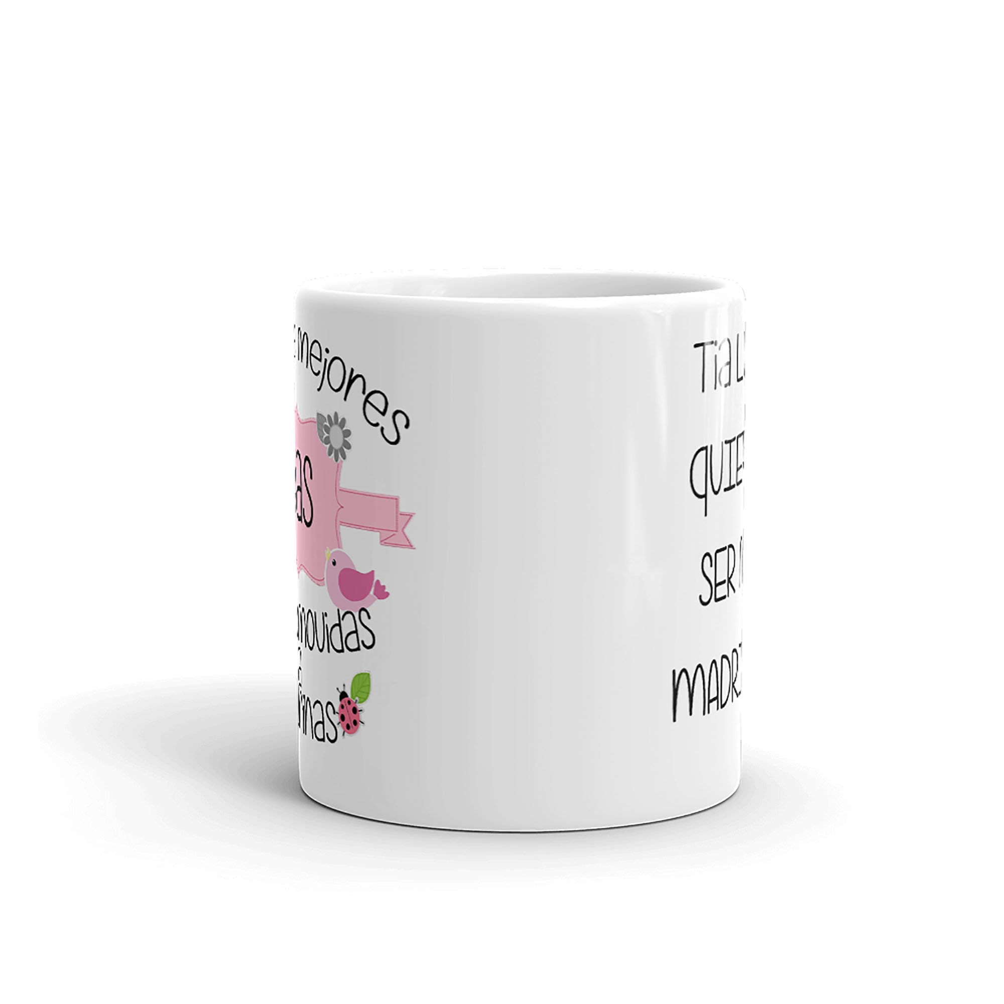 Mok met de tekst De liefste oma van de wereld houten hartje de liefste oma / cadeau