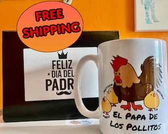 Dia del Padre, Spanish Gift for Dad, Regalo para Papa, Cumpleanos de Papa, Regalo de Dia de los Padres, Spanish gift, Spanish Father's Day