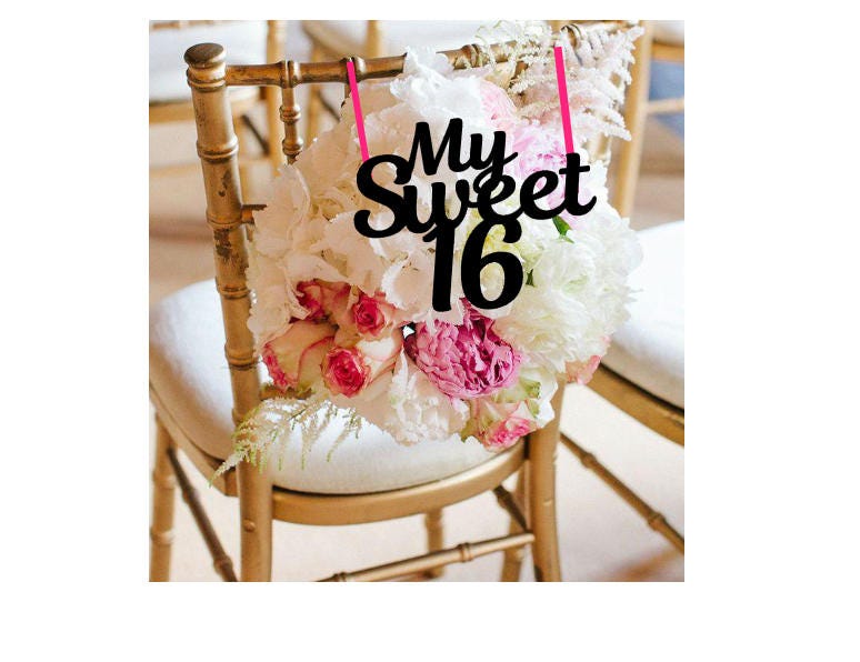 Sweet 16 Decoration Sweet Sixteen Sweet 16 Party Sweet 16 - Etsy