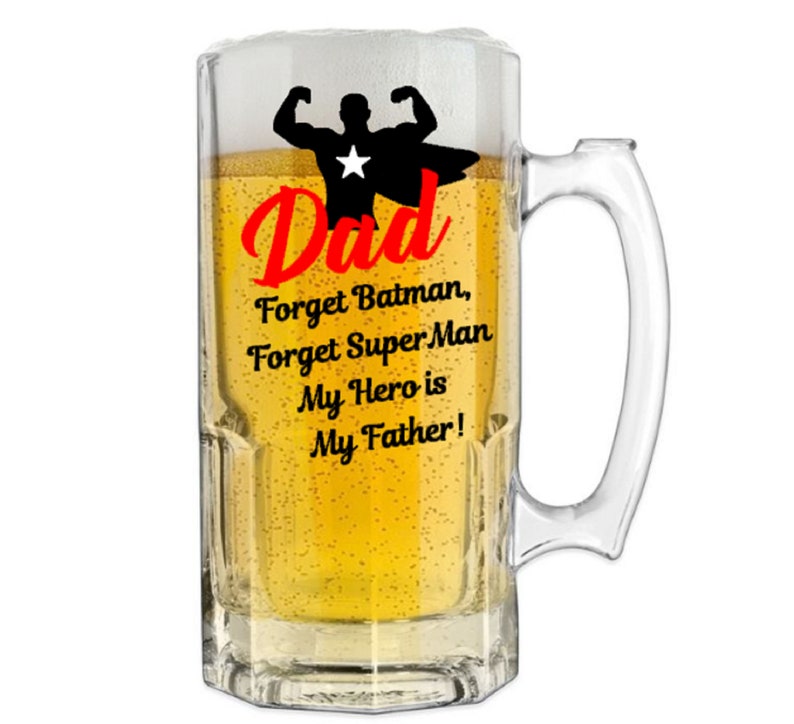 Dad Gift New Dad Gift Personalized Beer Mug Fathers Day Etsy