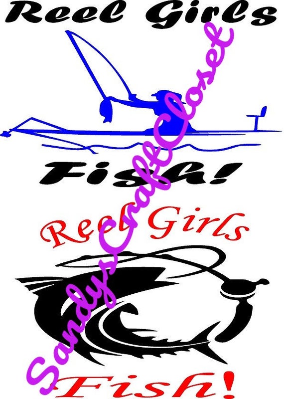 Download Reel Girls Fish SVG/ PNG / EPS / Jpeg File