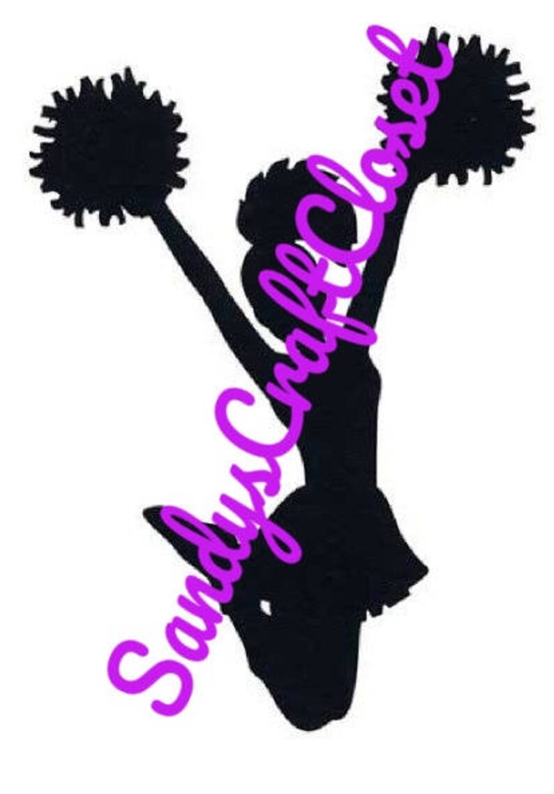 Download Cheerleader SVG File | Etsy