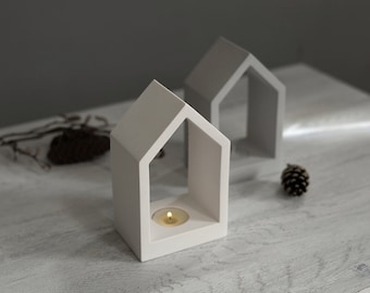 House Shaped Tealight Candle Holder | Cozy Home Decor