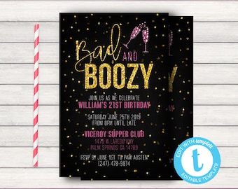 Etsy 21St Birthday Invitations 10