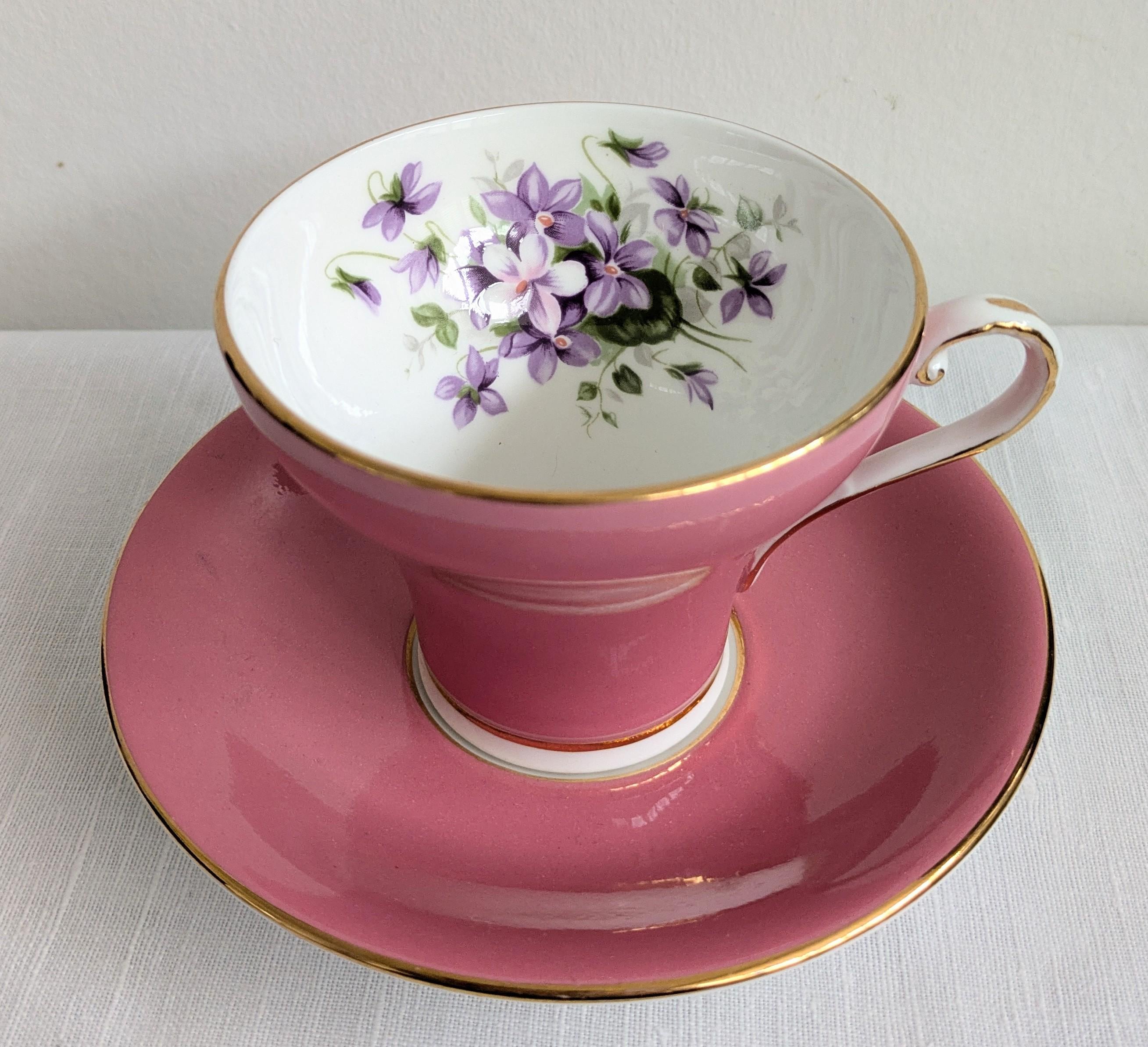 Violets by Aynsley - Etsy