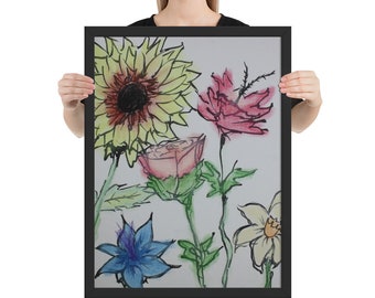 Tiza Flores Estampado