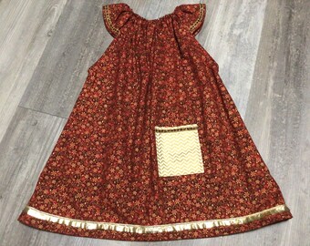 Little Girl Dress,Size 4T Dress,Peasant Dress,Flutter Sleeves,Tunic Top,GGShopKids