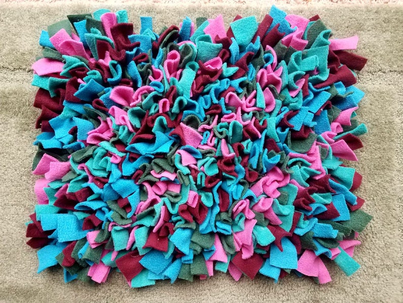 Custom Made WASHABLE Snuffle Mat 18X15 Etsy