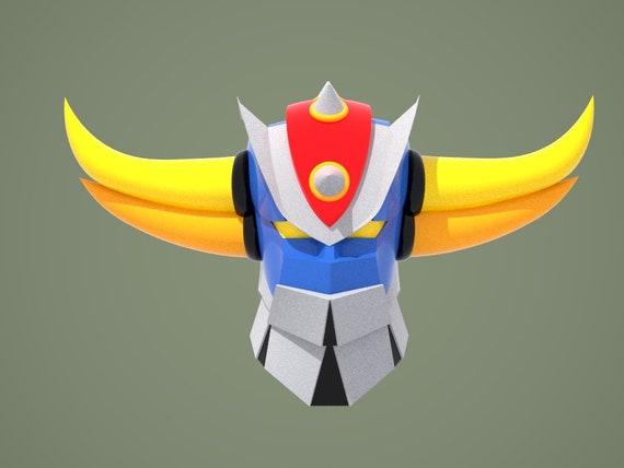 Goldorak Custom Helmet Etsy