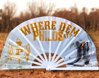Where Dem’ Philos At? Limited Edition Philo Clack (PHan) FAN with velvet storage bag
