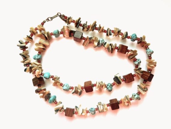 Vintage Miriam Haskell Signed Chunky Multi Colore… - image 2