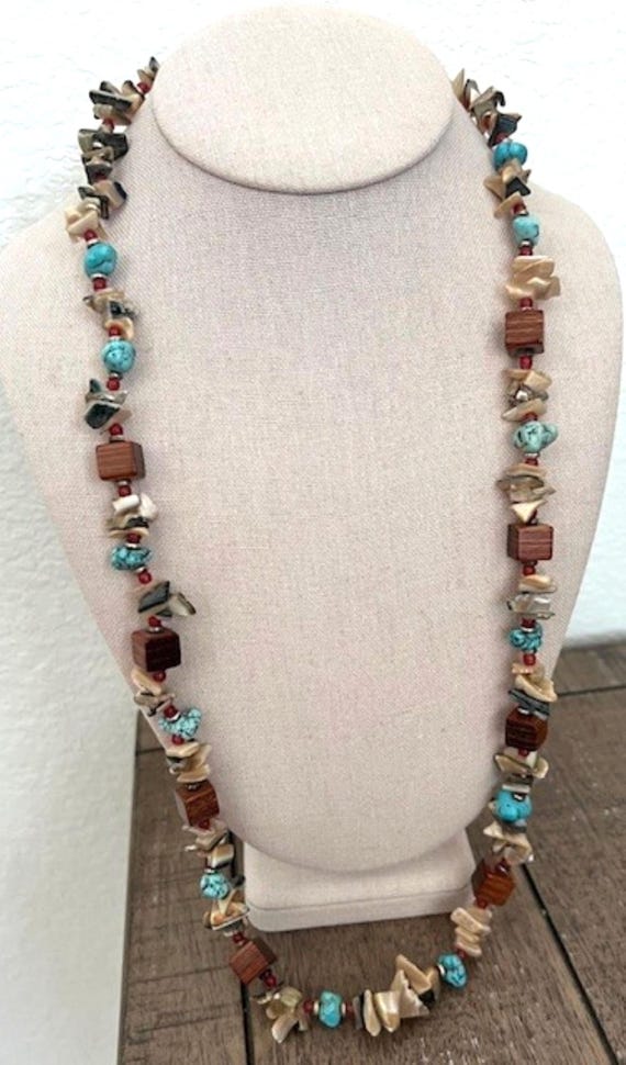 Vintage Miriam Haskell Signed Chunky Multi Colore… - image 5