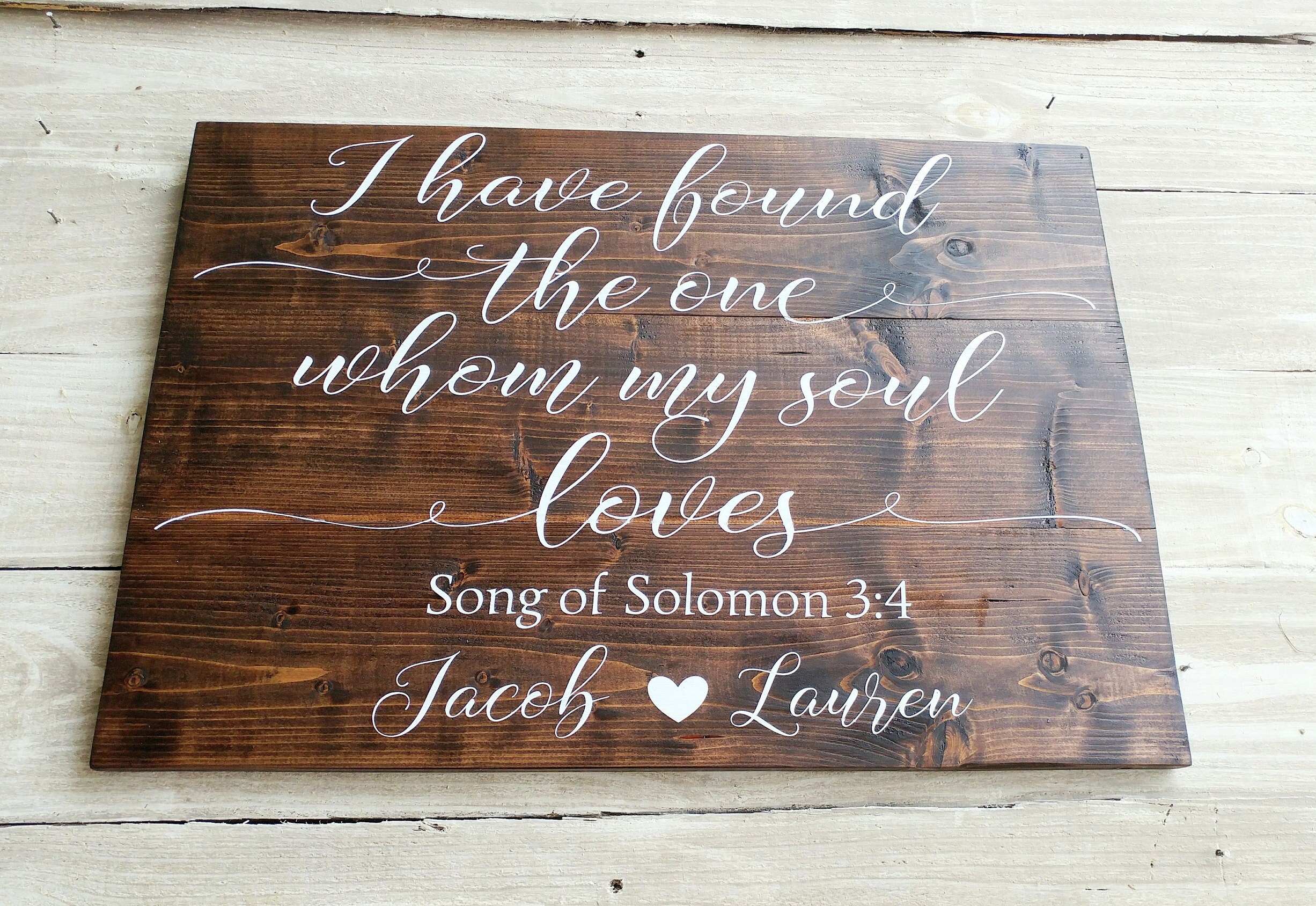 Personalized Wedding Ceremony Sign Couple Gift Song of Etsy