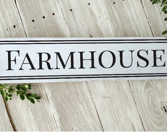 Farmhouse Sign, Rustic Wood Sign, Farmhouse Style sign, Rustic Farmhouse Sign, Farmhouse Wall Decor, Kitchen Sign, Whitewash Wood Sign