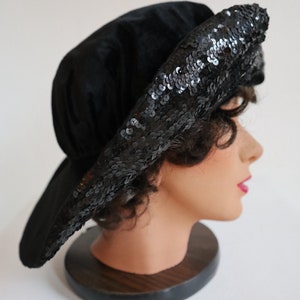 1910s sequinned velvet hat by Bonwit Teller and Co. image 6