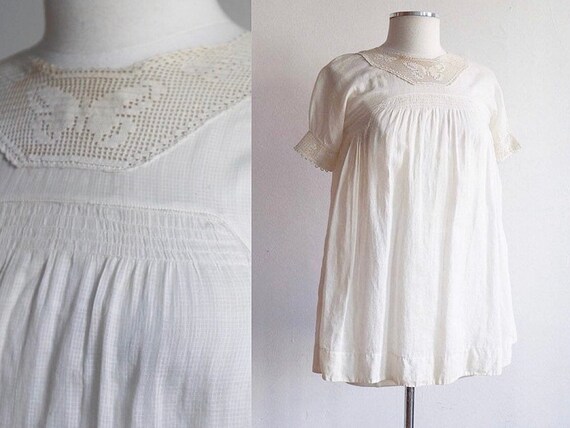 Vintage Antique S 1890’s Victorian | tent blouse