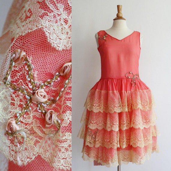 Antique | Vintage | XS-M | 1920’s Robe de Style |