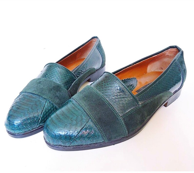 emerald green loafers