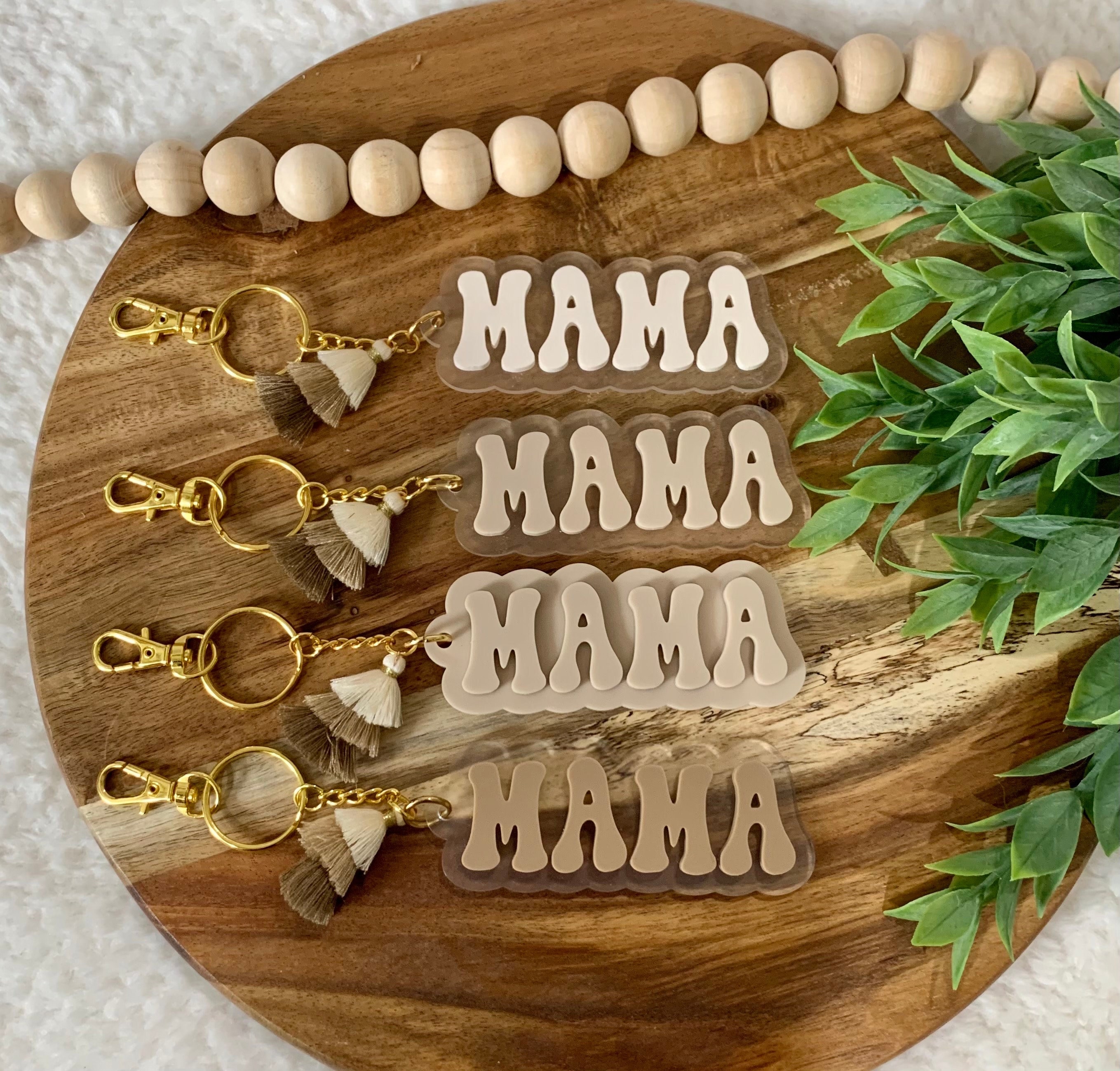 Mama Keychain - Etsy