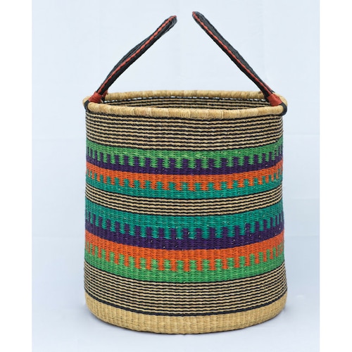 Large Woven Laundry Basket African Woven Basket Storage Etsy