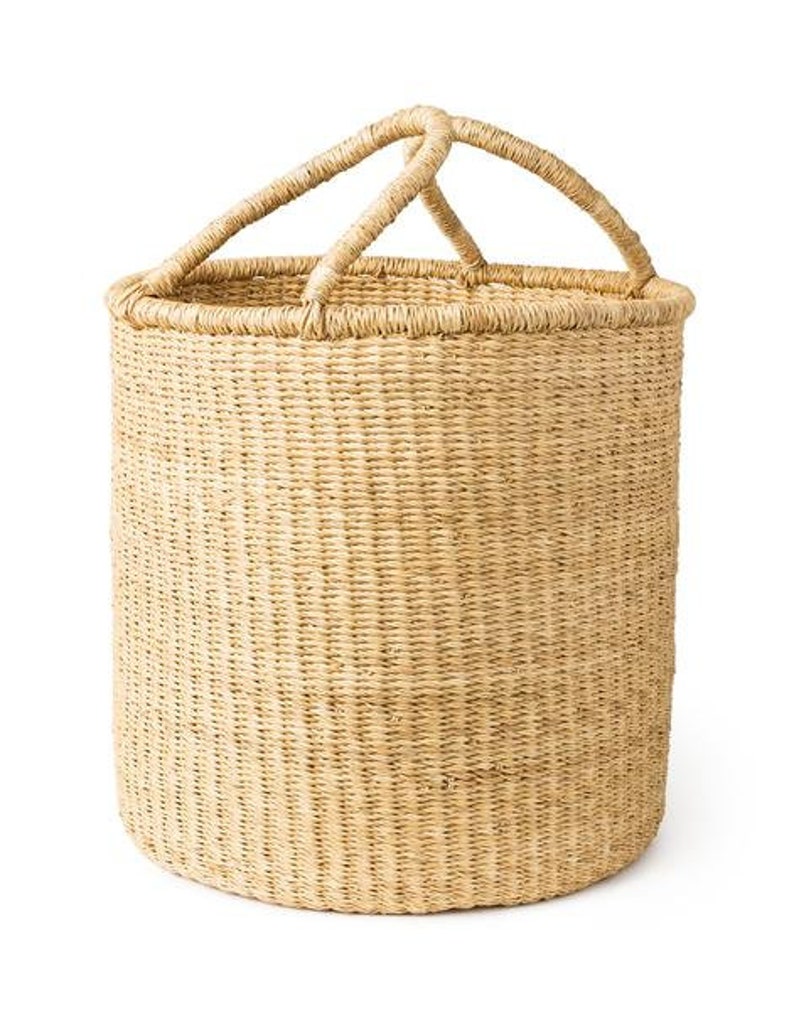 African Traditional Woven Laundry Basket Etsy