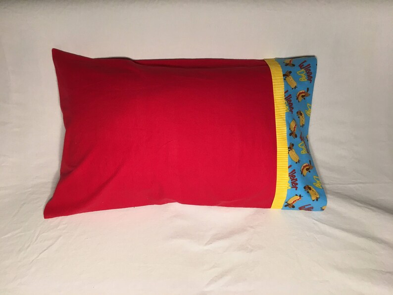 Wiener Dog Flannel Pillowcases 2 styles Etsy