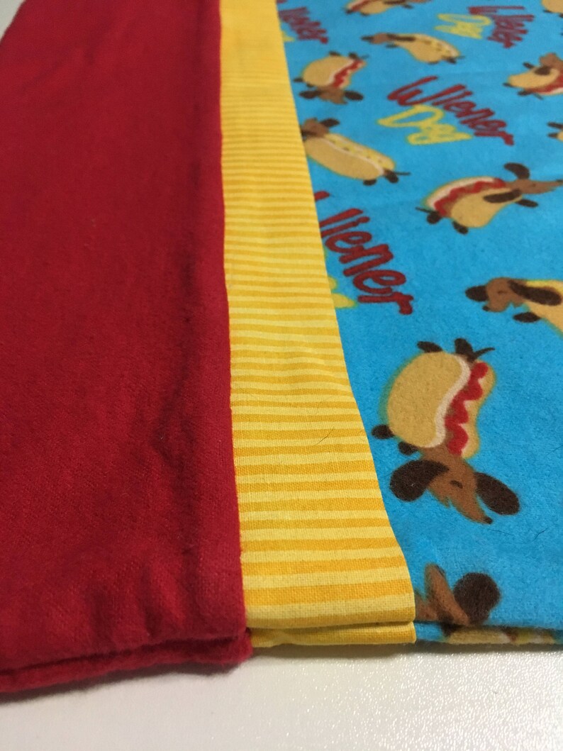 Wiener Dog Flannel Pillowcases 2 styles Etsy