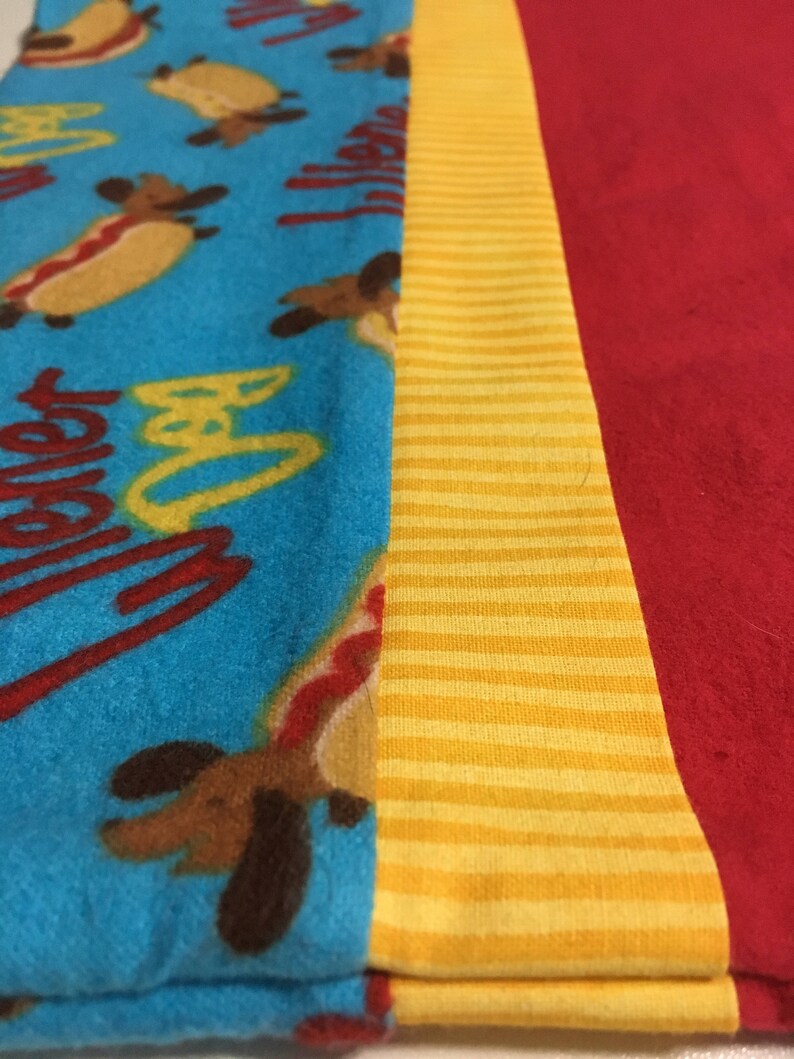 Wiener Dog Flannel Pillowcases 2 styles Etsy