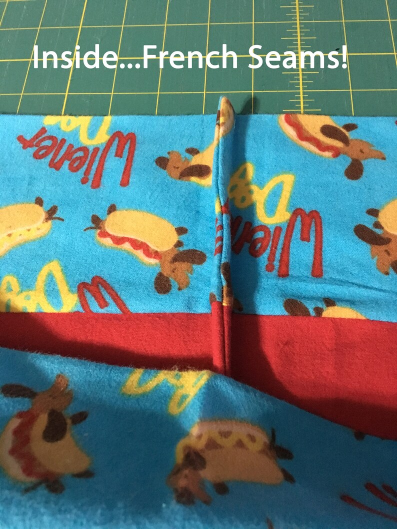 Wiener Dog Flannel Pillowcases 2 styles Etsy