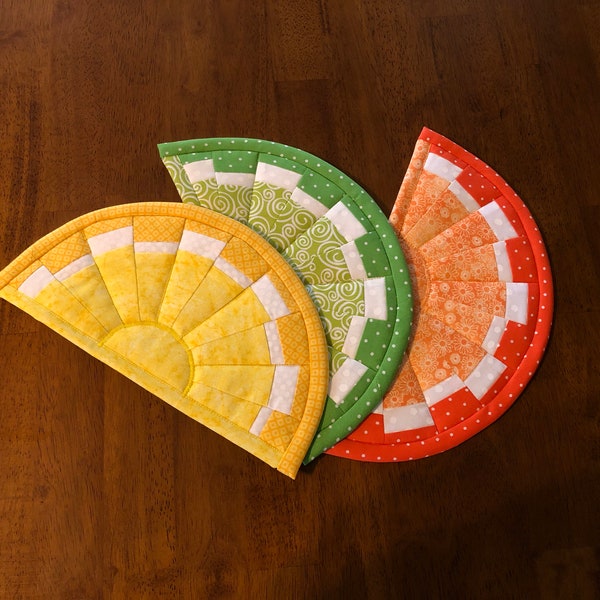 Summer Citrus Trio Hot Pads/Pot Holders