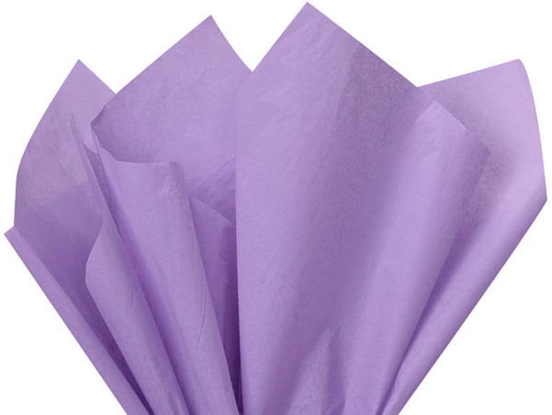 Tissue Paper Large Sheets 20 X 30 Inches Purple Lavender Etsy