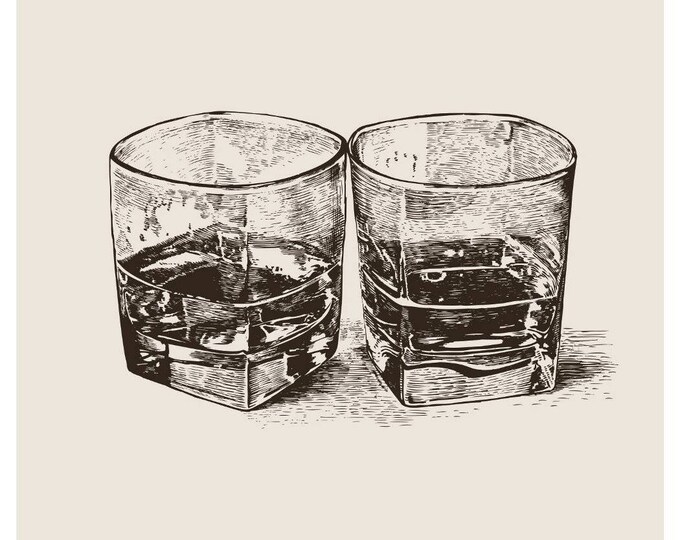 Paper Napkins 24 Count Bourbon Trail Rocks Cocktail Napkin Etsy