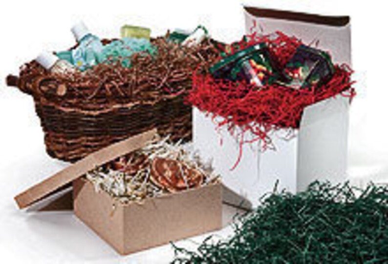 Crinkle Shred Gold/black Blend Shred Gift Basket Shred Etsy