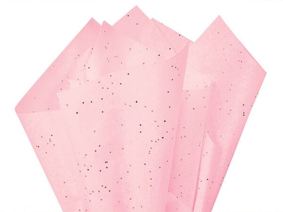 Hot Pink Glitter Tissue Paper, 20x30 (10ct )