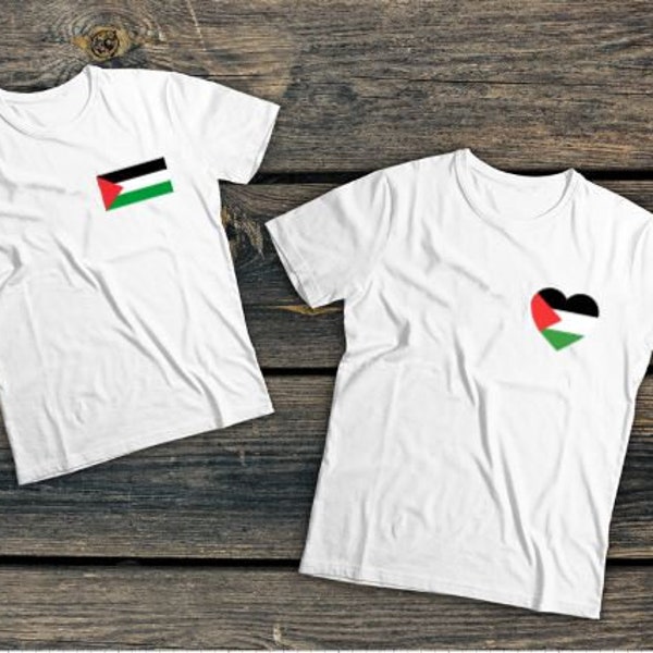 Palestinian Flag T Shirt Etsy