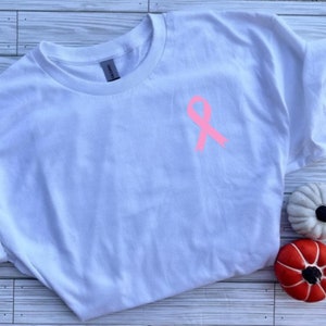Pink Ribbon Shirt, Breast Cancer Awareness Shirt, Survivor Gift