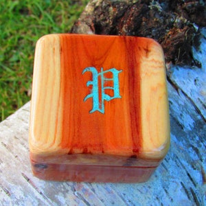 Wood Ring Boxes with Customization Options