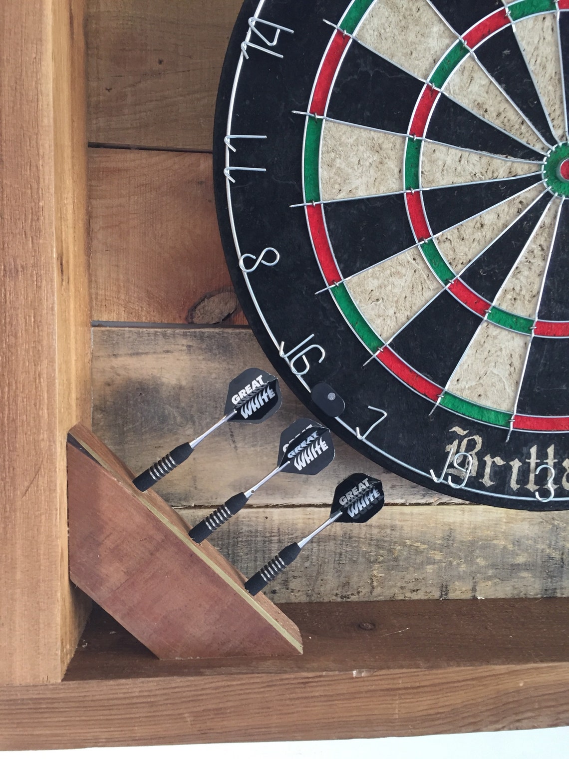 Rustic Dart Board Backboard Etsy