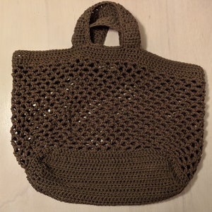 Crochet Market Bag, Tote Bag, Reusable Shopping Bag, Eco-Friendly