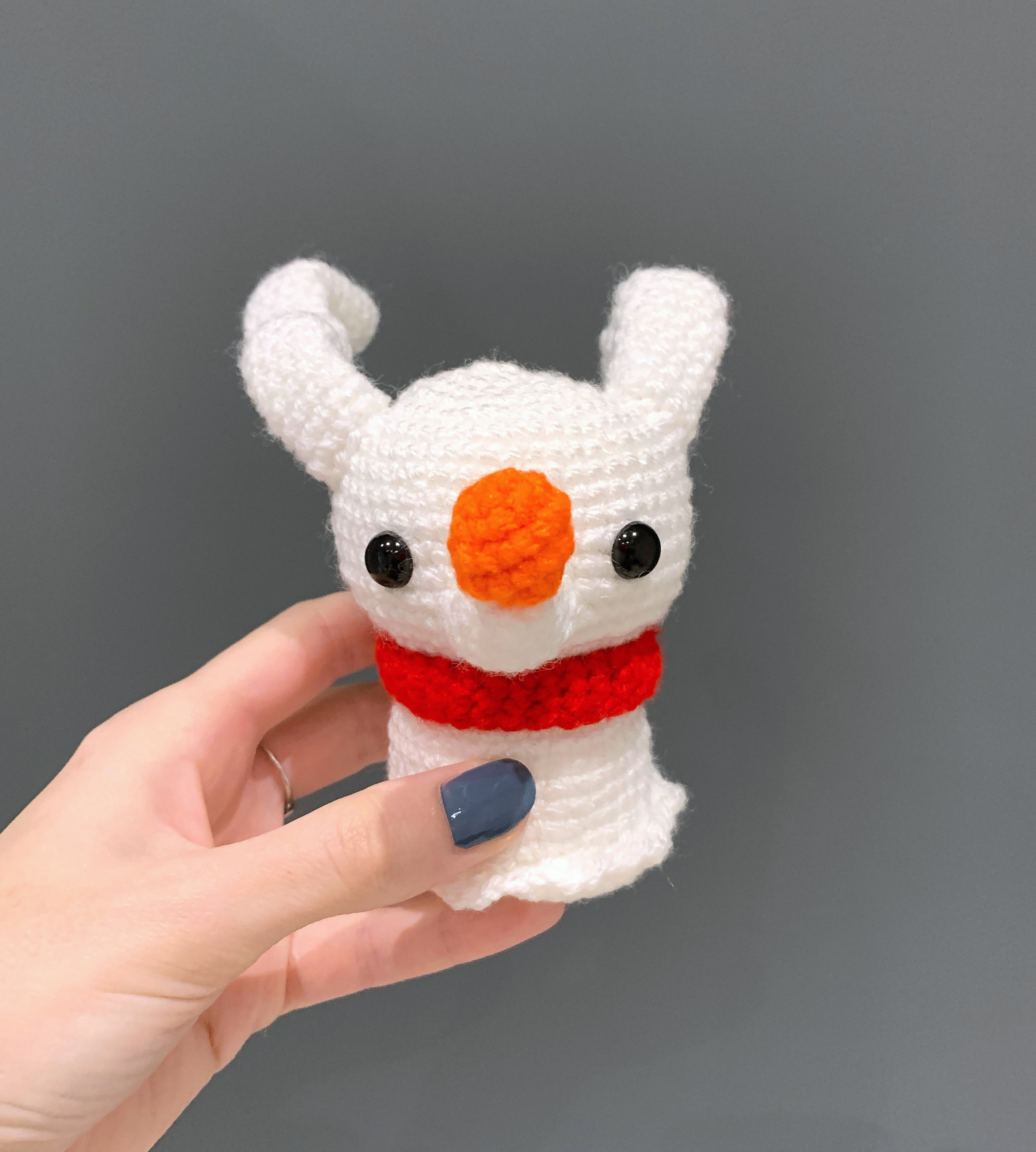 Zero the Ghost Dog Handmade crochet toy Etsy