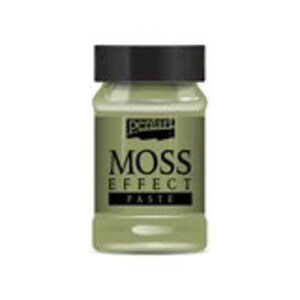 May include: A green jar of moss effect paste. The jar has a black lid and a label that says "Moss Effect Paste".