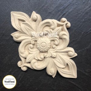 Heat to bend Molding Furniture Applique 4.75 x 3.5 Woodubend #1711