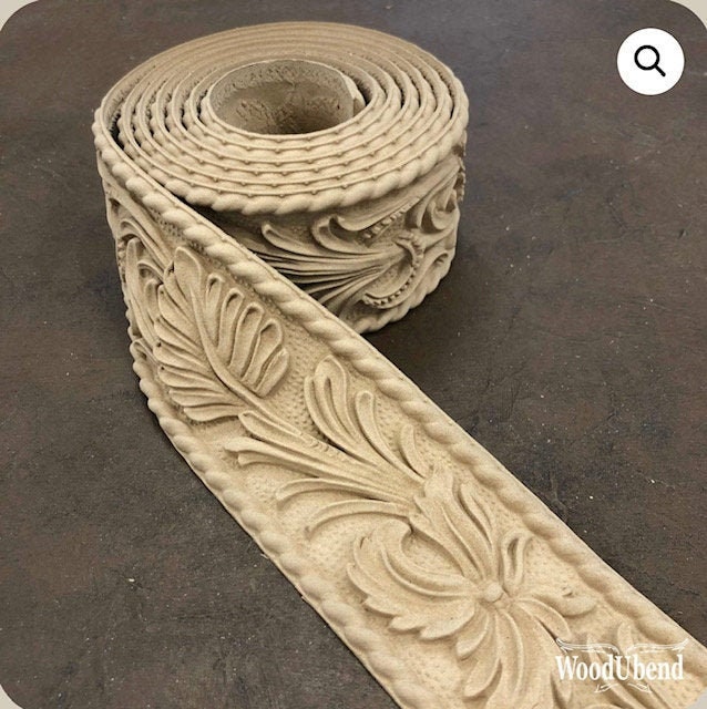 Wood You Bend 1.77 Wood Flower Moulding Home & Hobby Craft Supplies