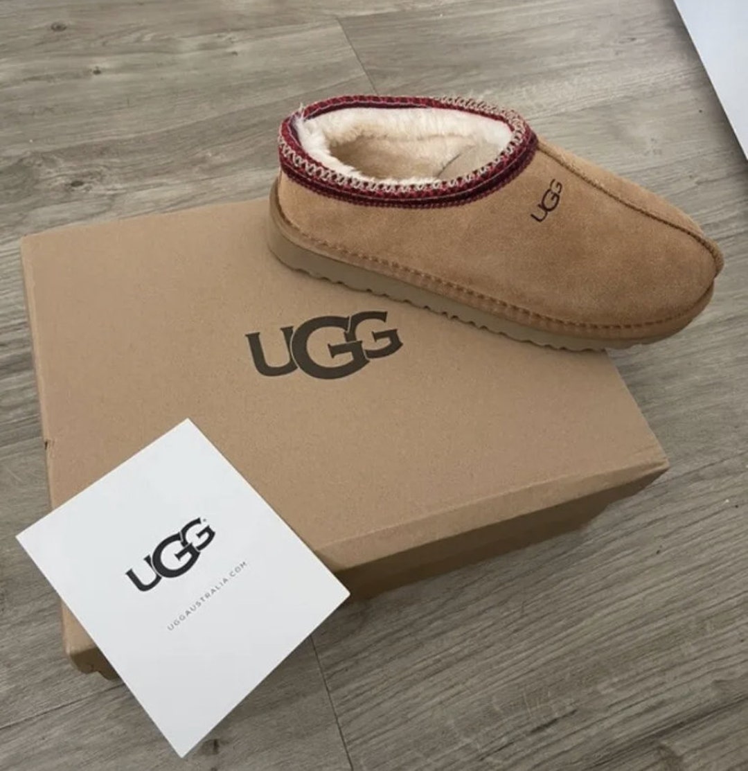 Ugg Tasman Style Slippers / Sliders Dupe / Brown / Sand / Chestnut and