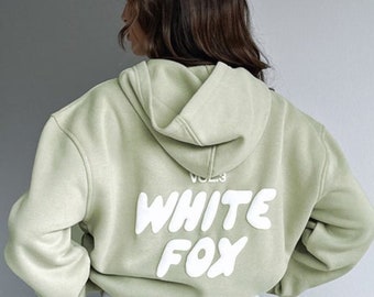 White Fox hoodie style 8 colours / leisure hoodie / dupe