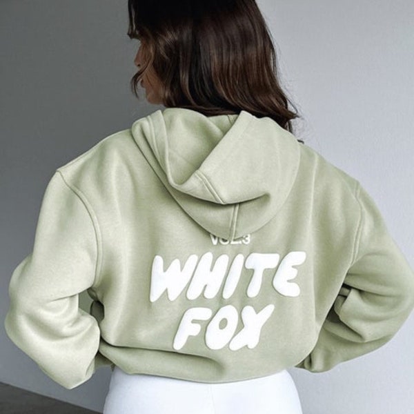 White Fox hoodie style 8 colours / leisure hoodie / dupe