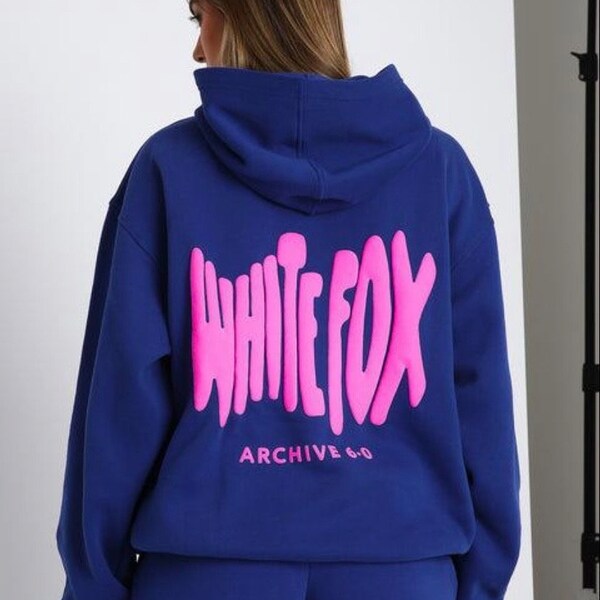 Hoodie With White Fox Etsy UK