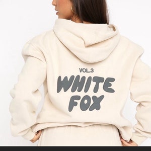 White Fox hoodie style 8 colours / leisure hoodie / dupe Apricot