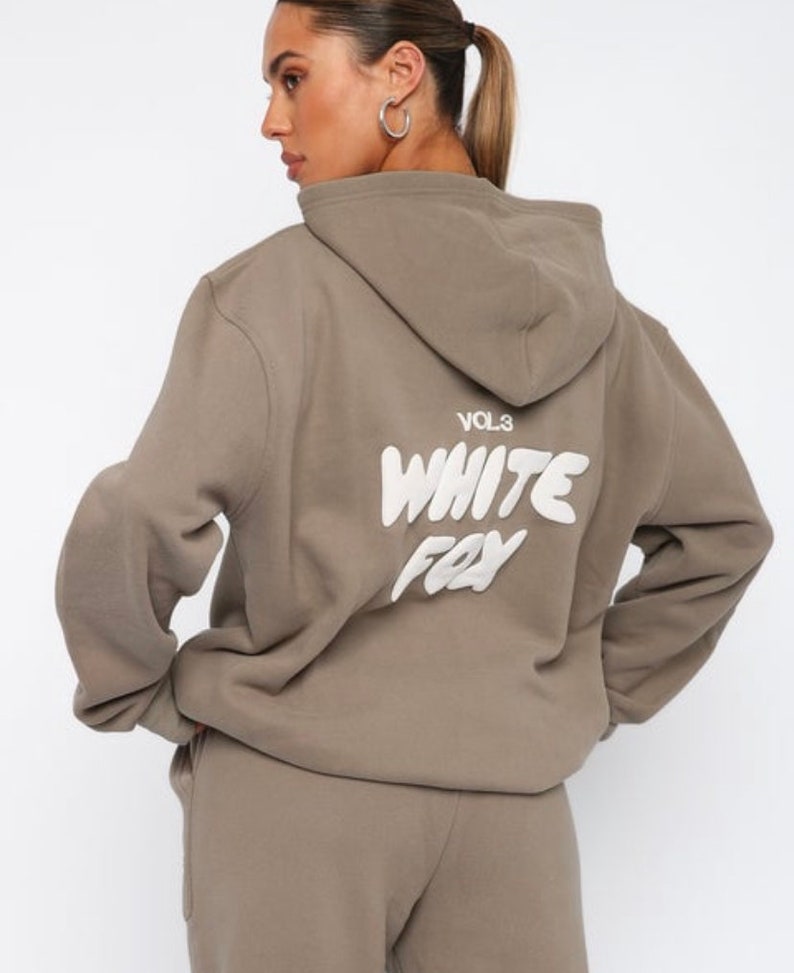White Fox hoodie style 8 colours / leisure hoodie / dupe Khaki